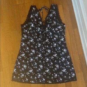 Forever 21 Black Floral Dress